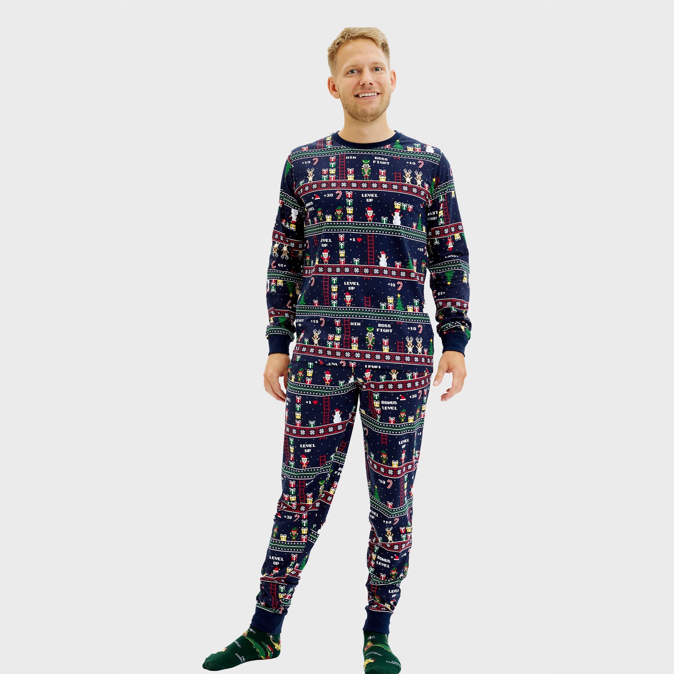 Vintage Gamer Christmas Pyjamas β Men